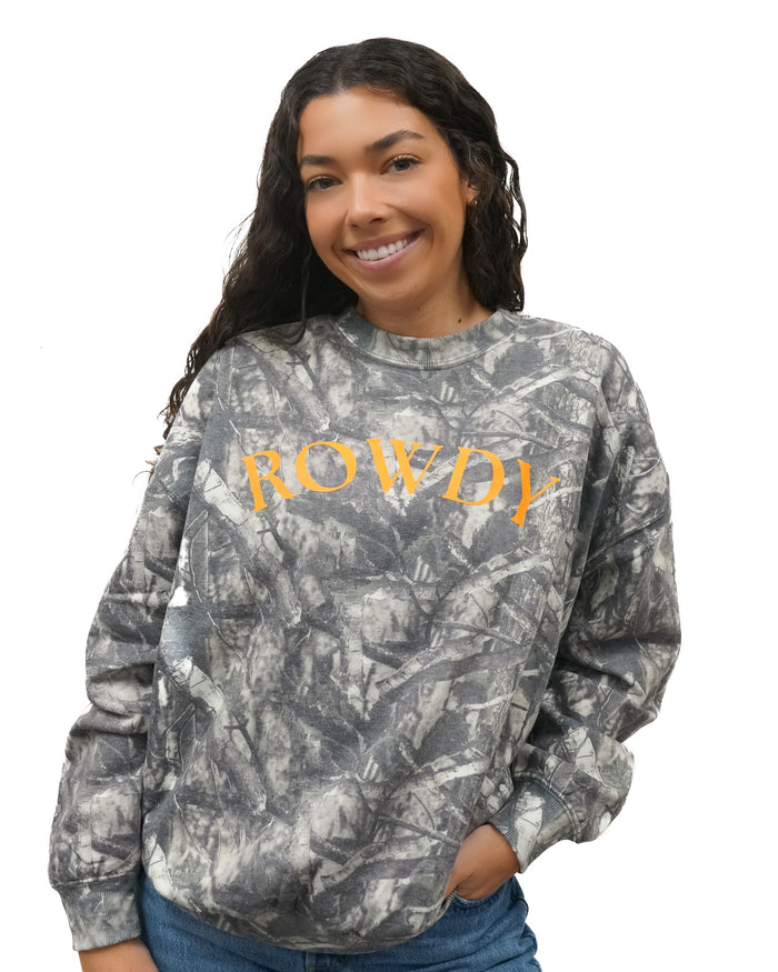 Rowdy Camo Crewneck