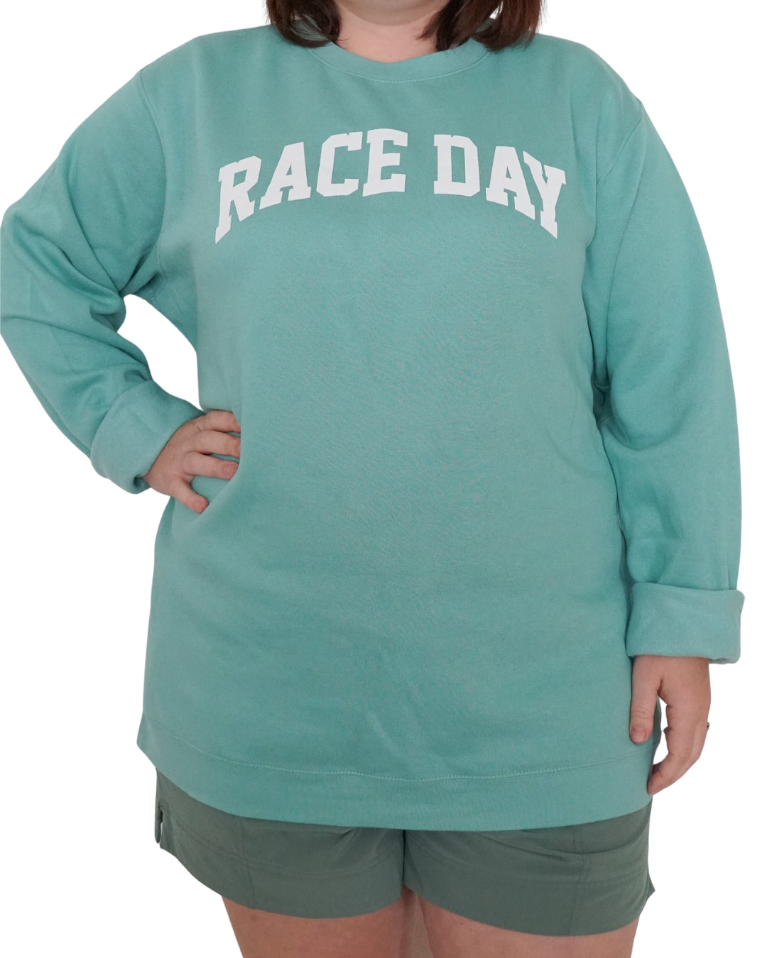 Race Day Crewneck - Saltwater