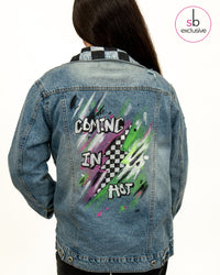 Coming In Hot Denim Jacket