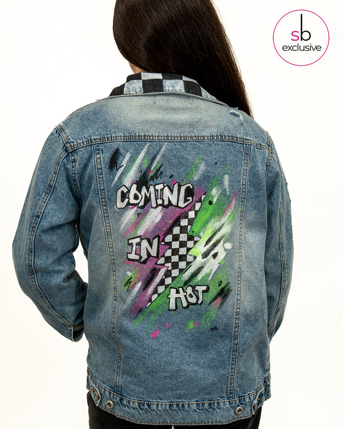 Coming In Hot Denim Jacket