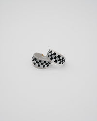Checkered Woven Earrings
