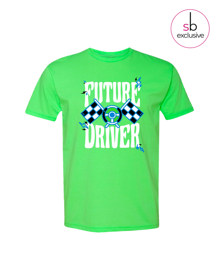 Future Driver Youth Tee - Neon Green