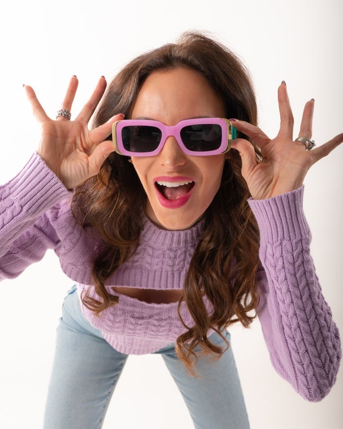 Slim Square Sunglasses