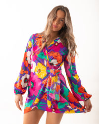 Blooming Beauty Wrap Dress