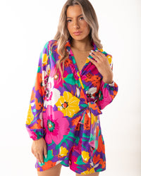 Blooming Beauty Wrap Dress