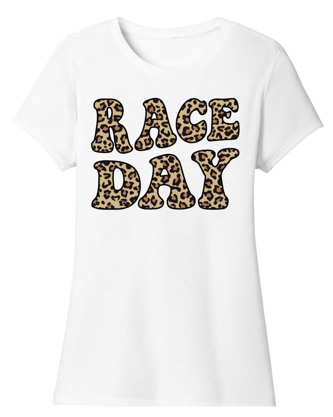 Race Day Leopard Tee