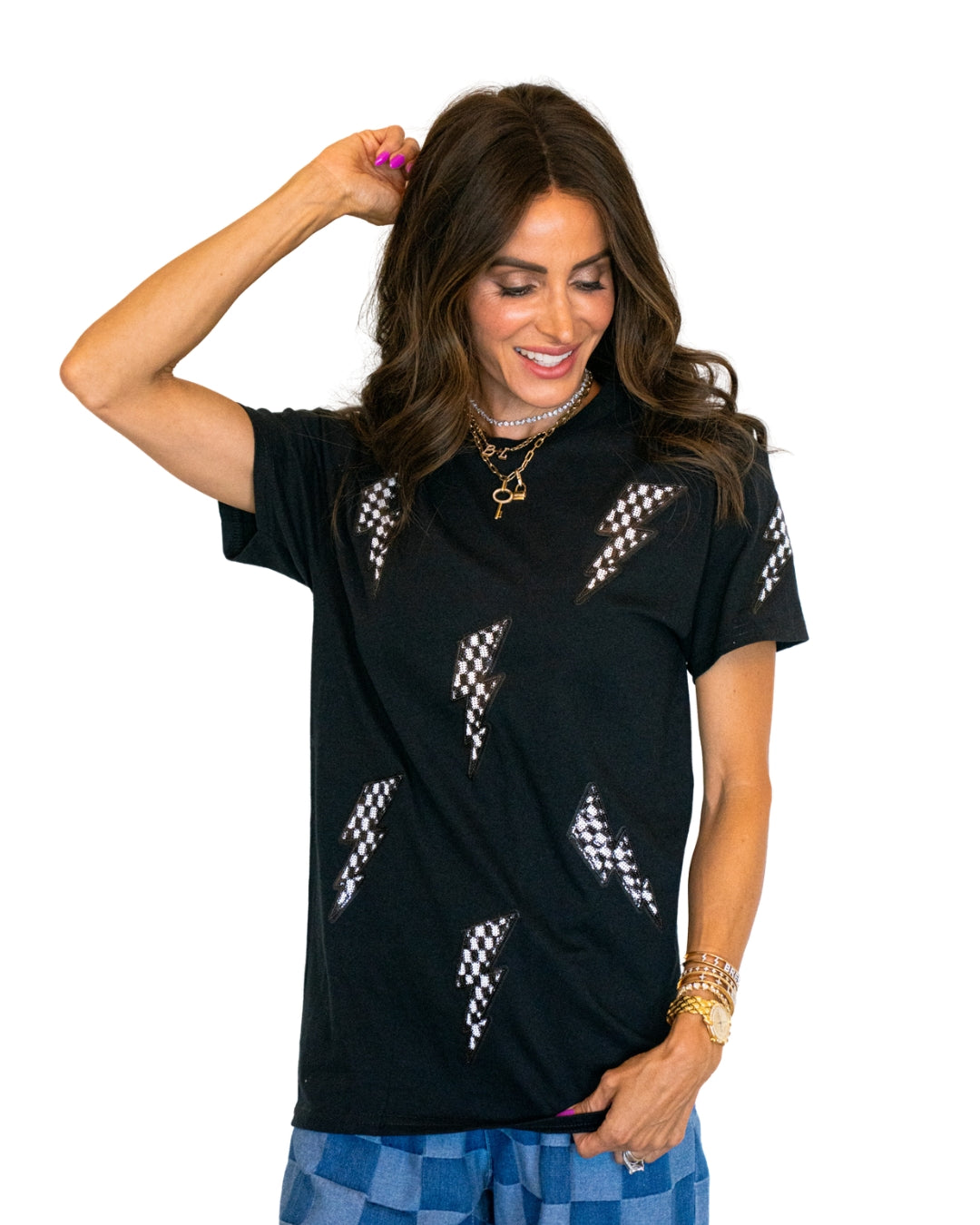 Bunch of Bolts Sequin Top