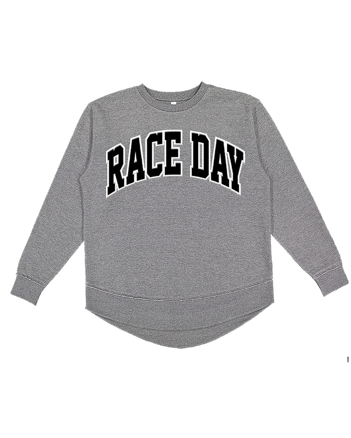 Race Day Crewneck - Grey