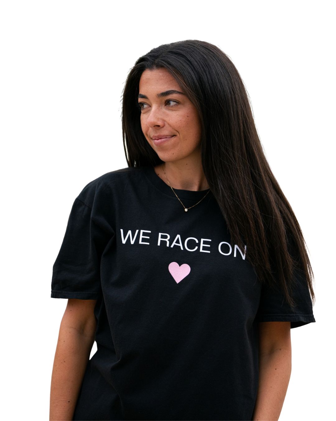 We Race On Tee - Black