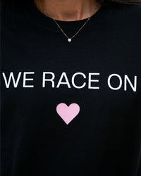 We Race On Tee - Black