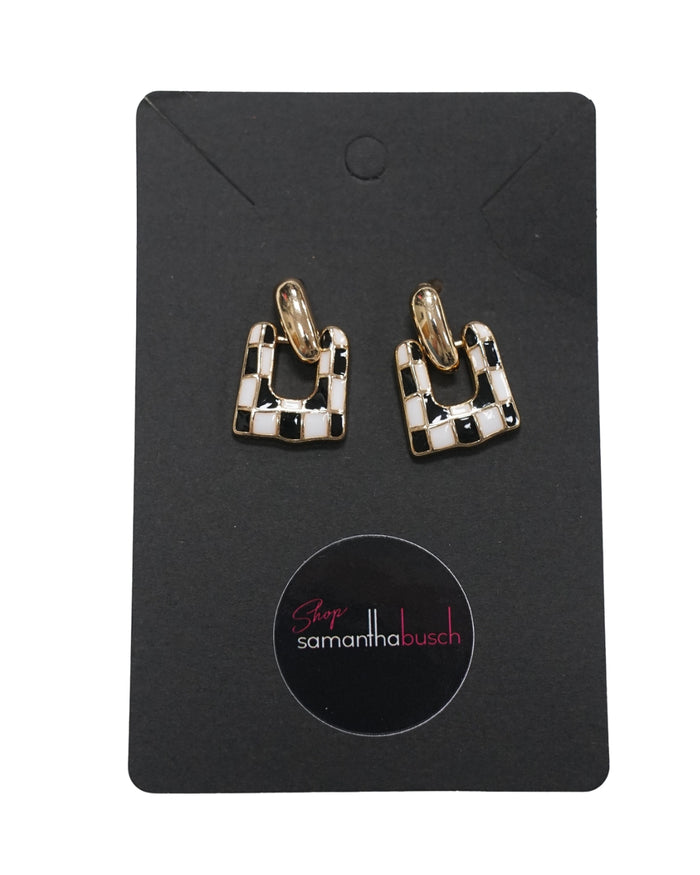 The Grid Earrings