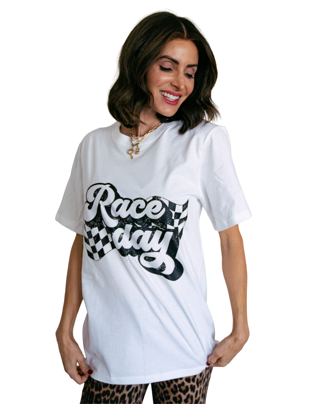 Trackside Script Tee