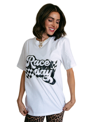 Trackside Script Tee