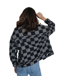 Checkered Chic Jacket