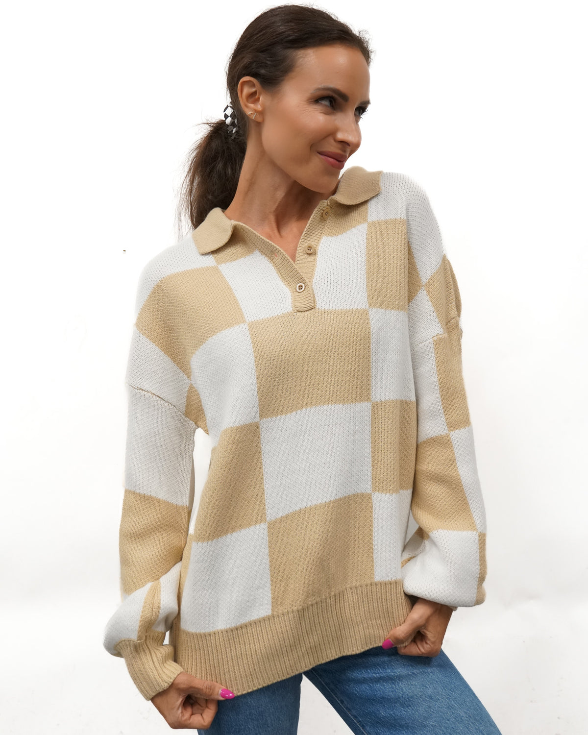Neutral Flag Sweater