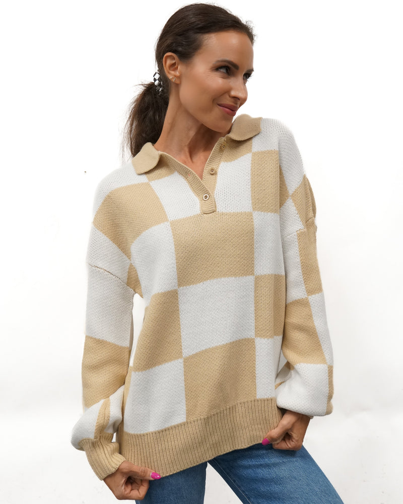 Neutral Flag Sweater