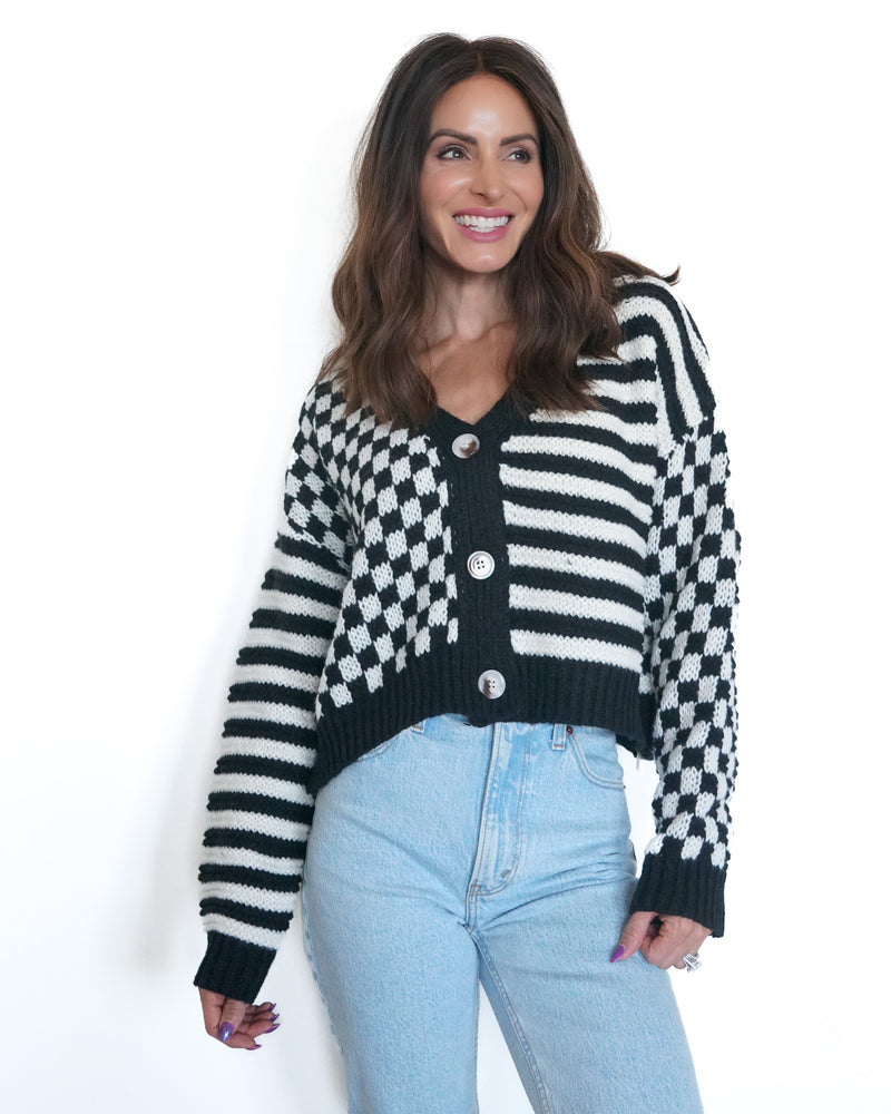 Finish Line Knit Cardigan