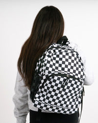 Checkered Full Sized Backpack