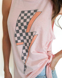 Launched Lightning Tank - Pink