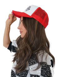 Race Day Trucker Hat - Red