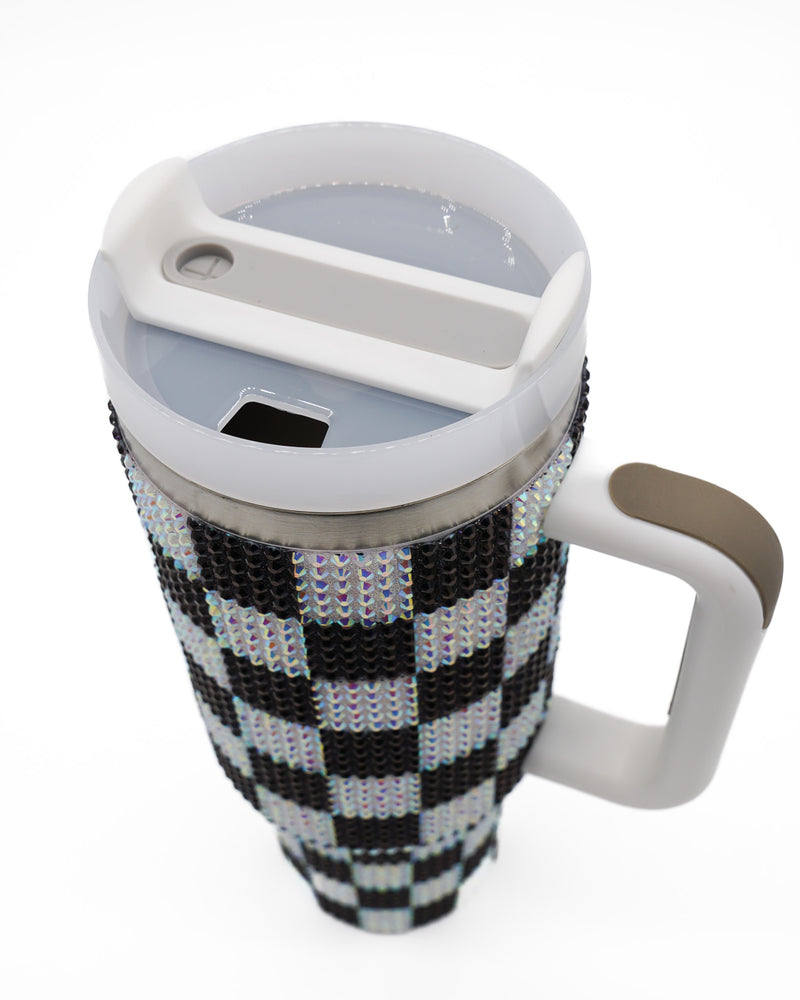 Rhinestone Racer Tumbler