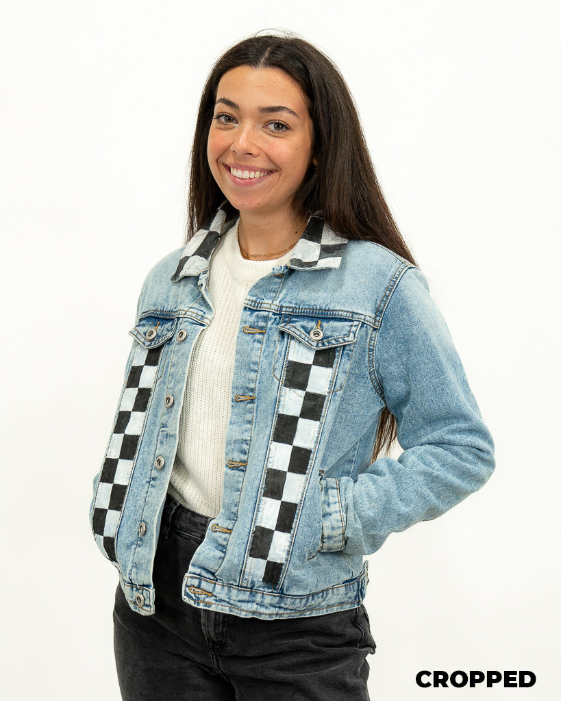 A line deals denim jacket