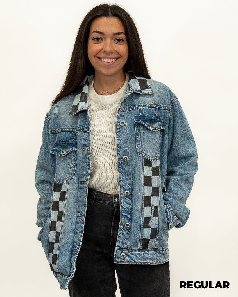 Finish Line Denim Jacket – shop samantha busch Finish Line Denim Jacket – shop samantha busch