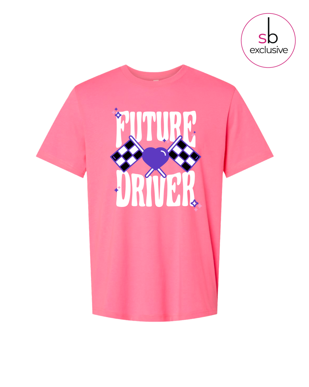 Future Driver Youth Tee - Hot Pink