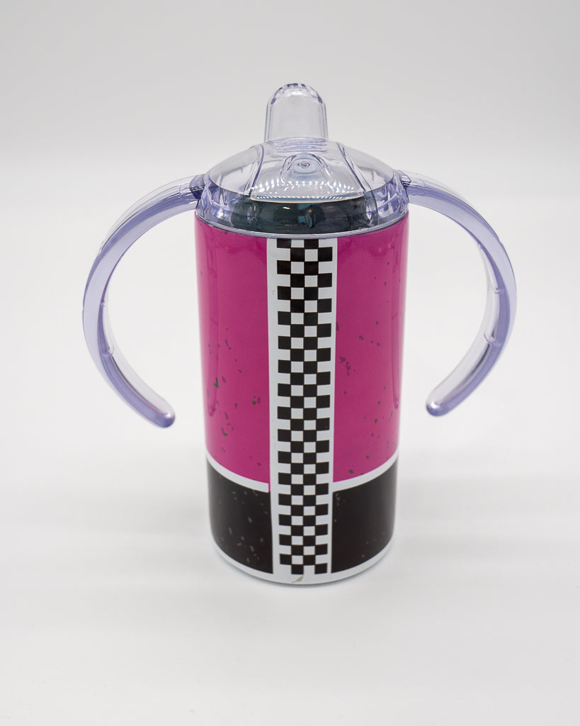 Lightning Bolt Sippy Tumbler Cup - Pink