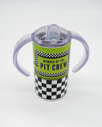 Pit Crew Sippy Tumbler Cup - Green