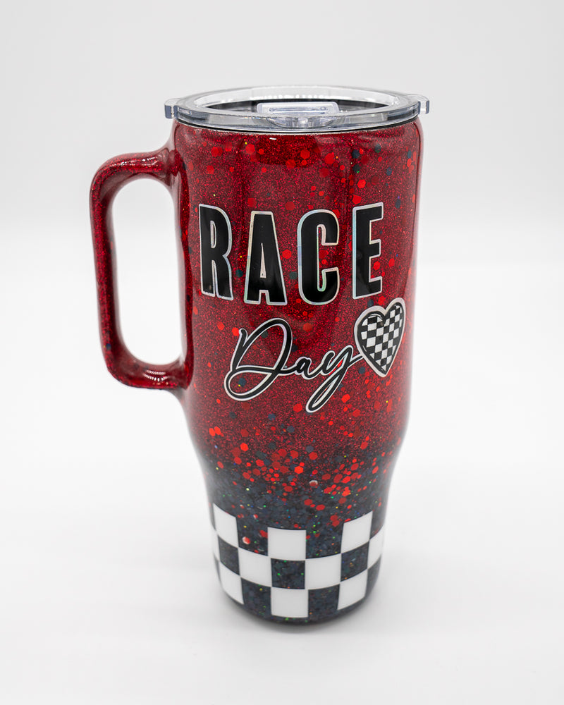 Race Day Tumbler Cup
