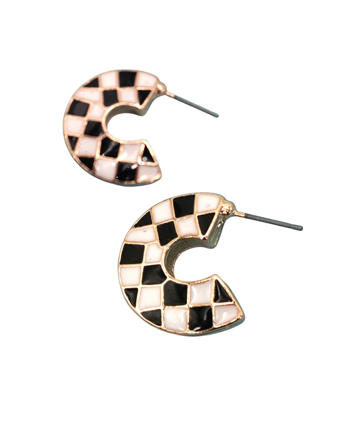 Circle Track Earrings