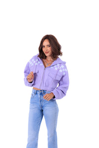Pace Car Cropped Hoodie