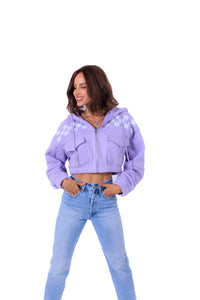 Pace Car Cropped Hoodie