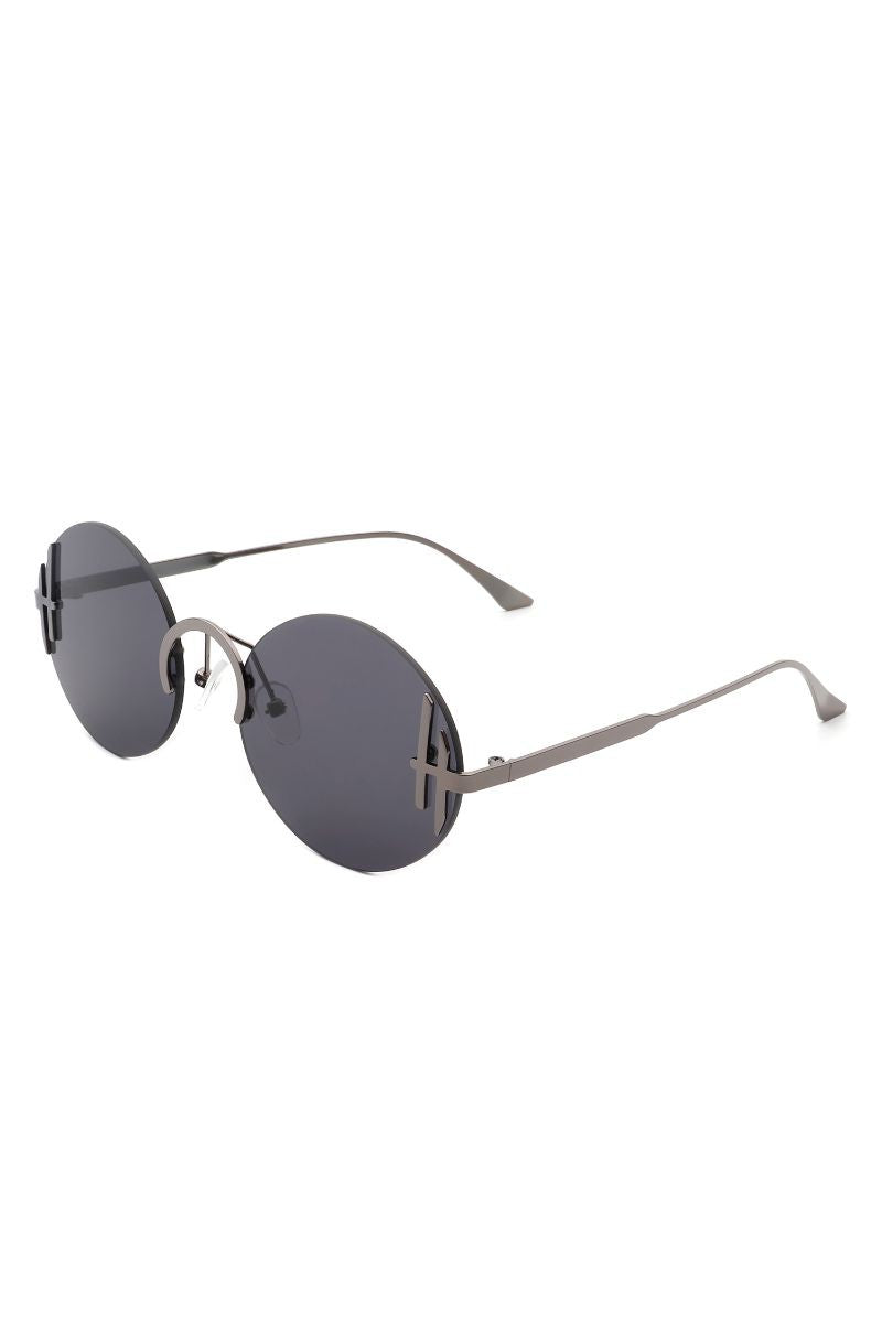 New Rimless Cat Eye Premium Sunglasses For Women -FunkyTradition
