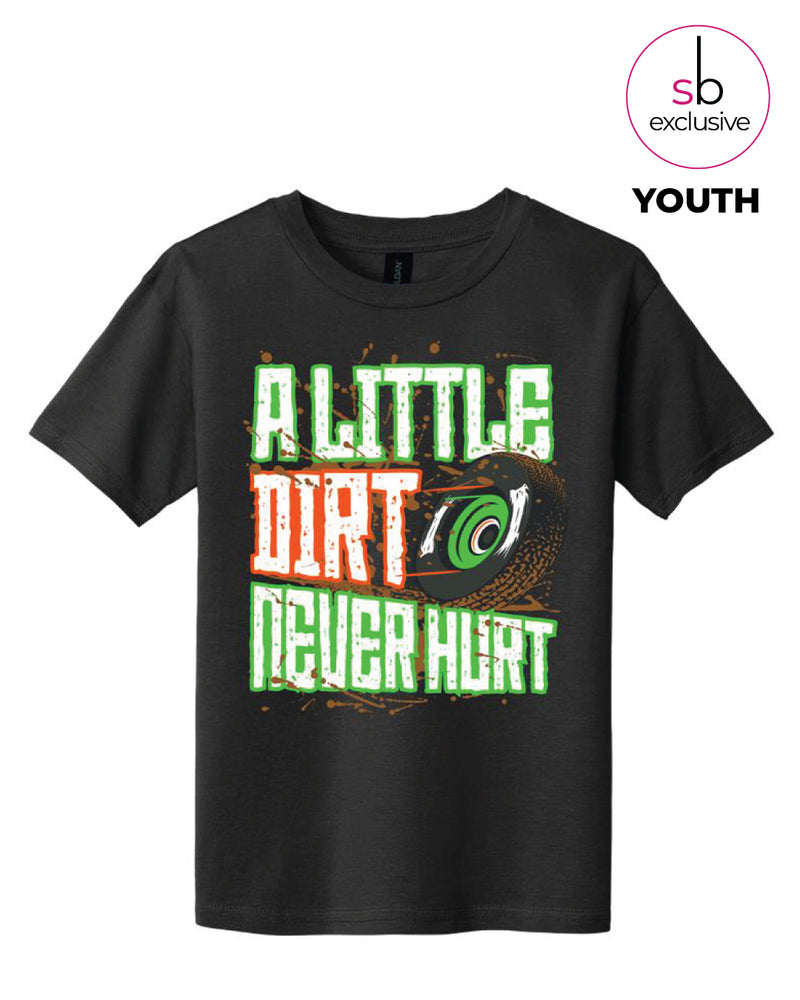 A Little Dirt Youth Tee - Black