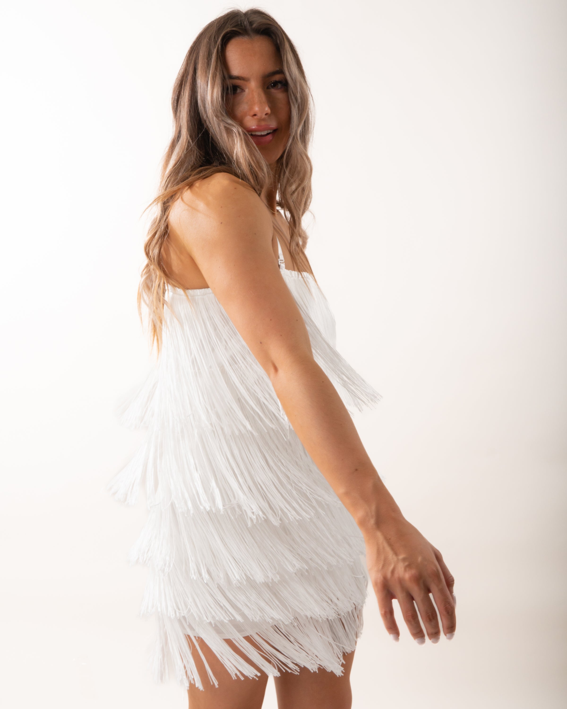 Florence Fringe Tiered Dress shop samantha busch Florence Fringe Tiered Dress shop samantha busch