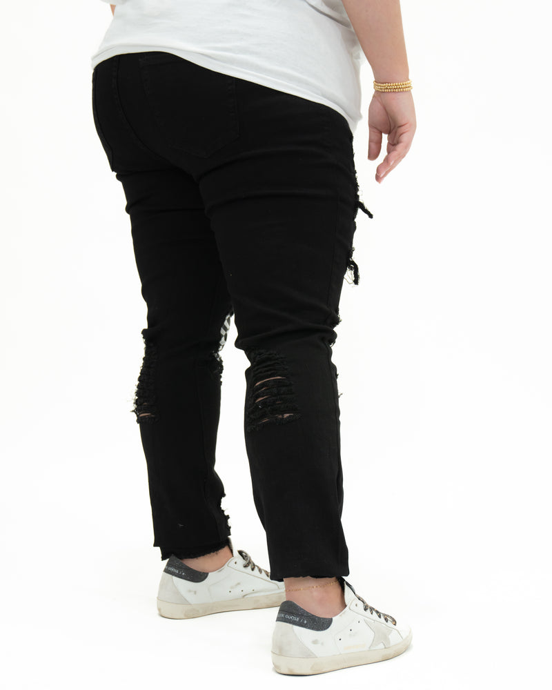 Last Lap Custom Jeans - Black Plus