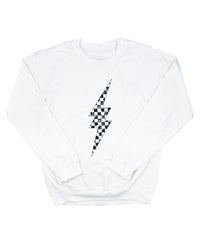 Lightning Bolt Sweatshirt - White