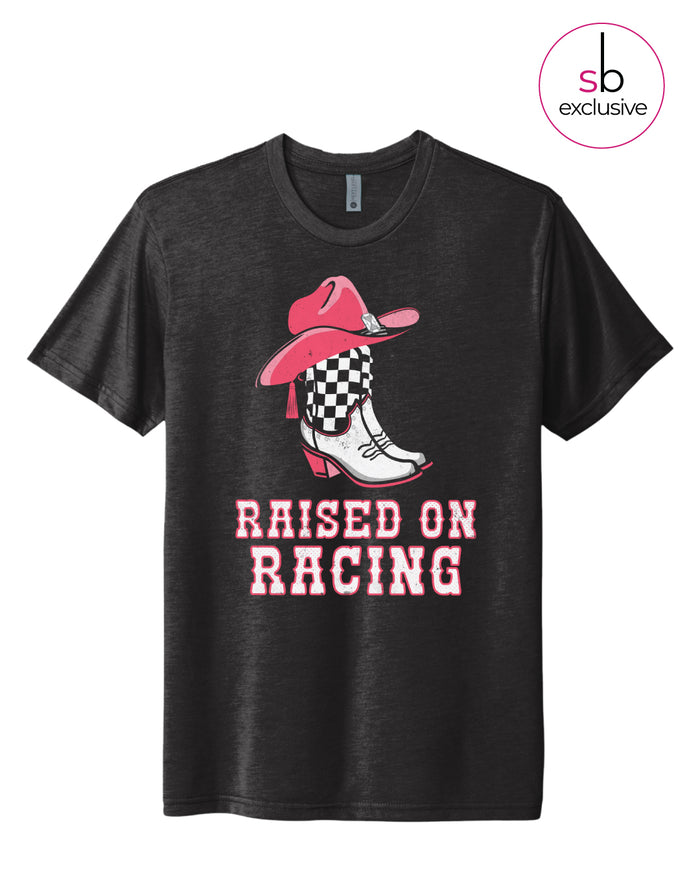 Raised on Racing Tee - Black